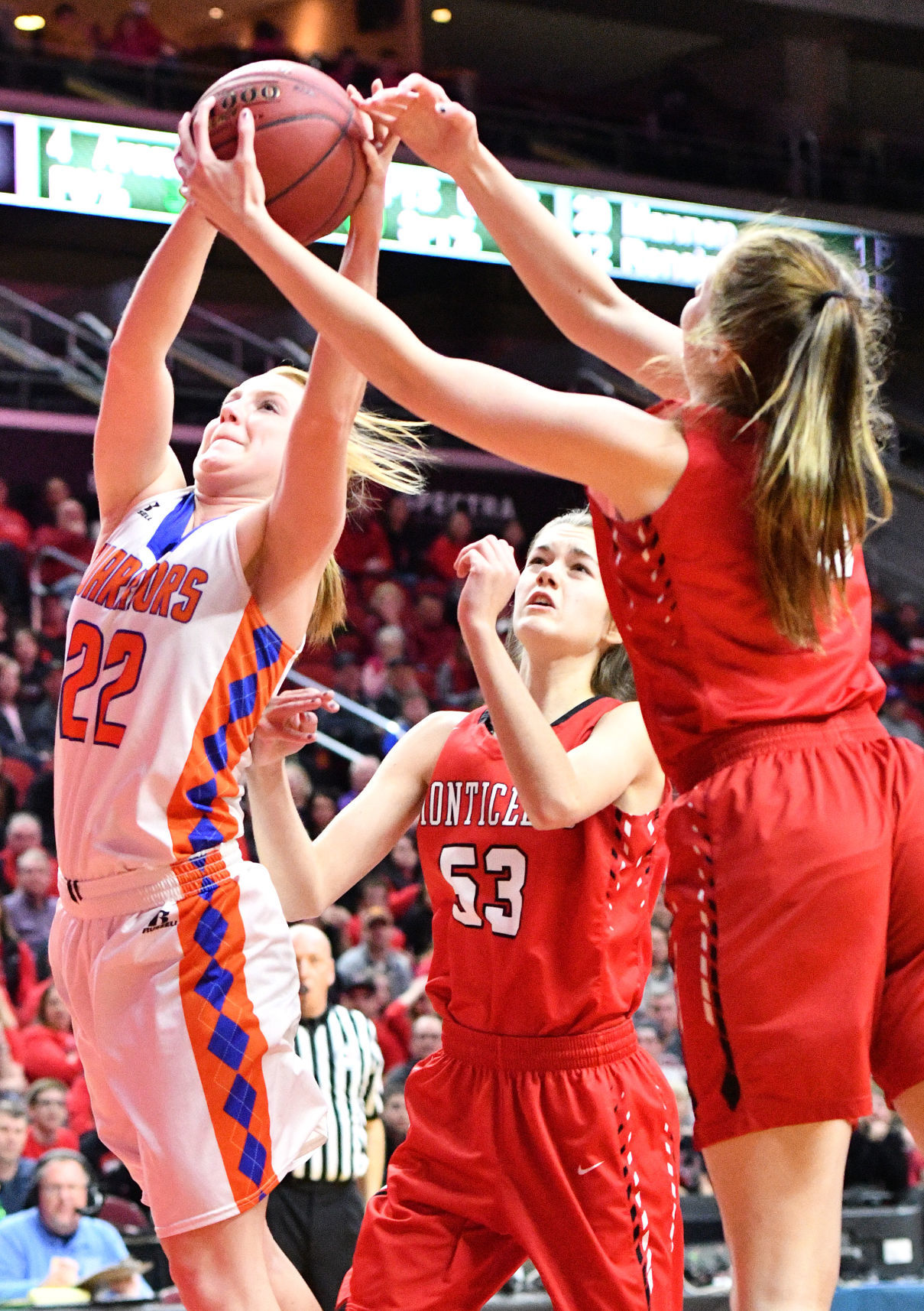 Sioux Center vs Monticello state basketball